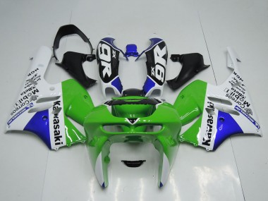 1994-1997 Green White Blue Kawasaki ZX9R Motorcycle Fairings UK Stores