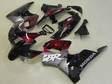 1996-1997 Silver Maroon Red Glossy Black Honda CBR900RR 893 Motorcycle Fairings UK Stores