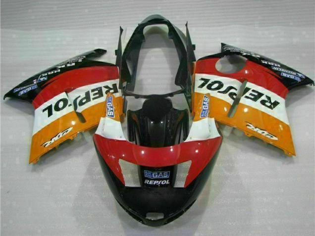 1996-2007 Orange White Red Glossy Black Repsol Honda CBR1100XX Motorcycle Fairing UK Stores