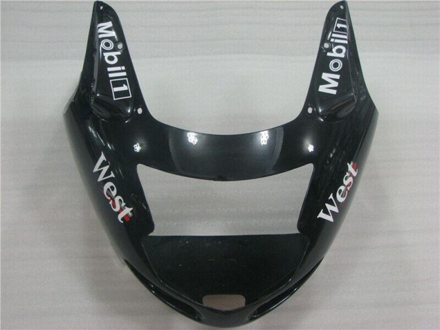 1996-2007 Glossy Black White West Honda CBR1100XX Motorcycle Fairings UK Stores