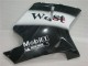 1996-2007 Glossy Black White West Honda CBR1100XX Motorcycle Fairings UK Stores