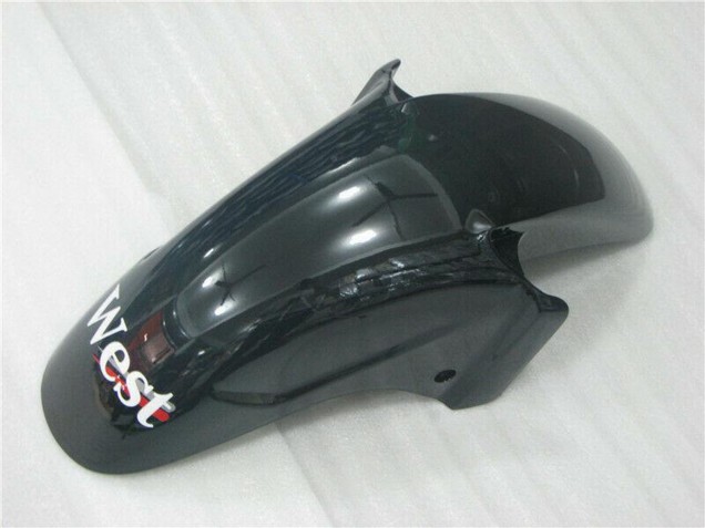 1996-2007 Glossy Black White West Honda CBR1100XX Motorcycle Fairings UK Stores