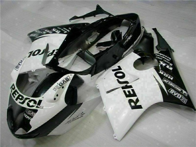 1996-2007 White Glossy Black Repsol Honda CBR1100XX Motorcycle Fairings UK Stores