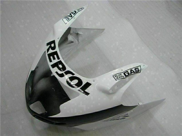 1996-2007 White Glossy Black Repsol Honda CBR1100XX Motorcycle Fairings UK Stores