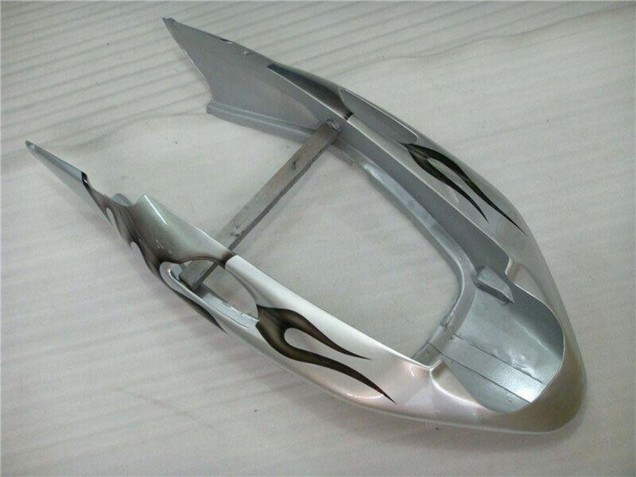 1996-2007 Silver Black Flame Honda CBR1100XX Motorcycle Fairing UK Stores