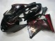 1996-2007 Glossy Black Red Flame Honda CBR1100XX Abs Motorcycle Fairings UK Stores