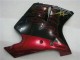 1996-2007 Glossy Black Red Flame Honda CBR1100XX Abs Motorcycle Fairings UK Stores
