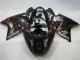 1996-2007 Glossy Black Red Flame Honda CBR1100XX Abs Motorcycle Fairings UK Stores