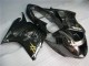 1996-2007 Glossy Black Silver Flame Honda CBR1100XX Motorcycle Fairings UK Stores