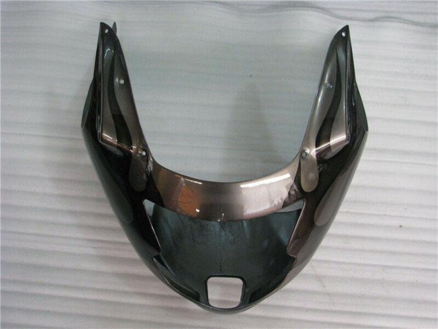 1996-2007 Glossy Black Silver Flame Honda CBR1100XX Motorcycle Fairings UK Stores