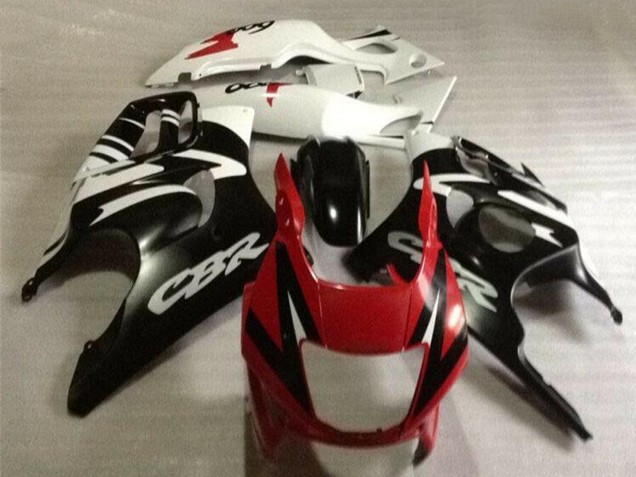 1995-1996 White Red Glossy Black Honda CBR600 F3 Motorcycle Fairings UK Stores