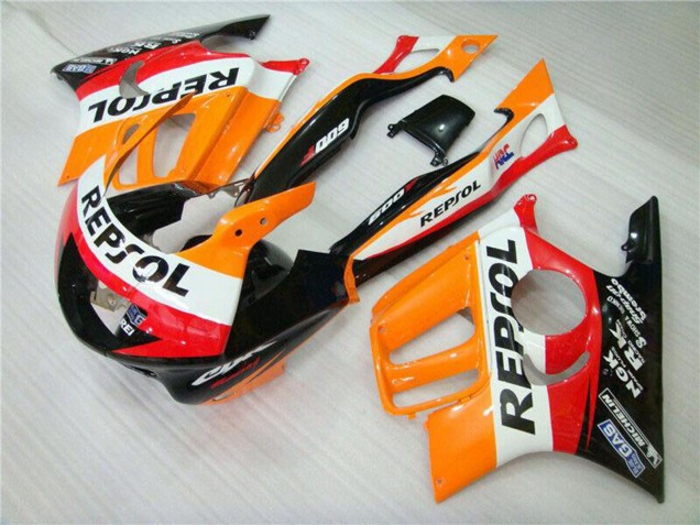 1995-1996 Orange White Red Glossy Black Repsol Honda CBR600 F3 Motorcycle Fairing UK Stores