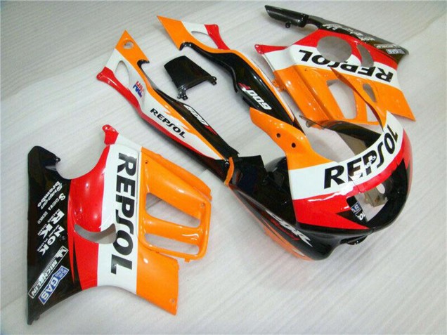 1995-1996 Orange White Red Glossy Black Repsol Honda CBR600 F3 Motorcycle Fairing UK Stores