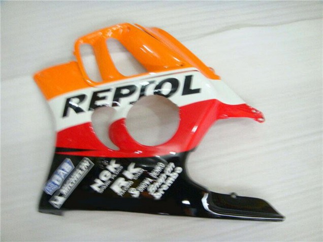 1995-1996 Orange White Red Glossy Black Repsol Honda CBR600 F3 Motorcycle Fairing UK Stores