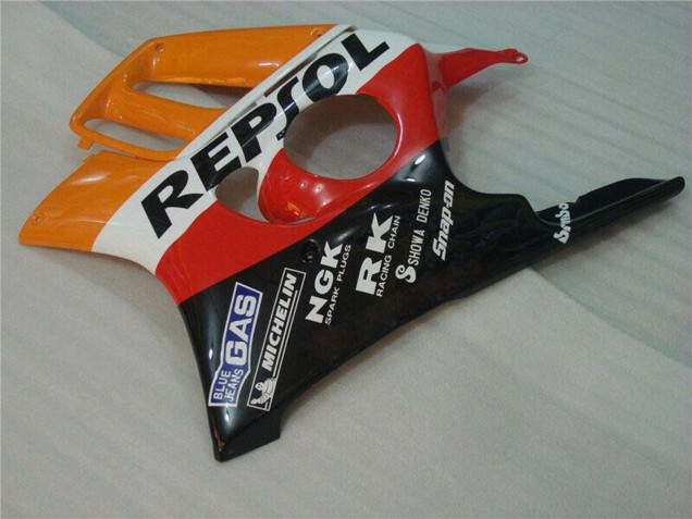 1995-1996 Orange White Red Glossy Black Repsol Honda CBR600 F3 Motorcycle Fairings UK Stores