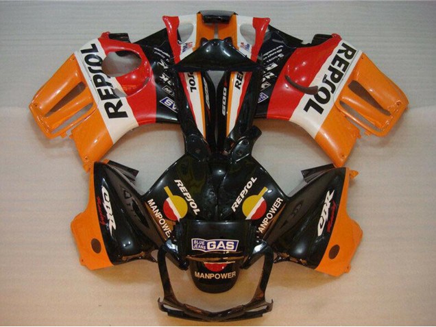 1995-1996 Orange White Red Glossy Black Repsol Honda CBR600 F3 Motorcycle Fairings UK Stores
