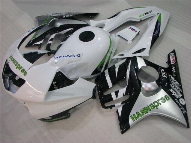 1995-1996 White Silver Green Hannspree Honda CBR600 F3 Motorcycle Fairings UK Stores