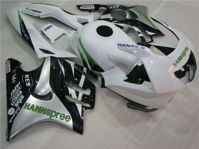 1995-1996 White Silver Green Hannspree Honda CBR600 F3 Motorcycle Fairings UK Stores