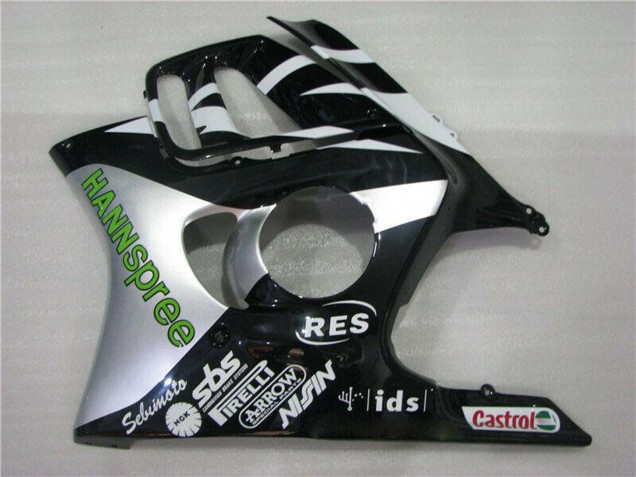1995-1996 White Silver Green Hannspree Honda CBR600 F3 Motorcycle Fairings UK Stores
