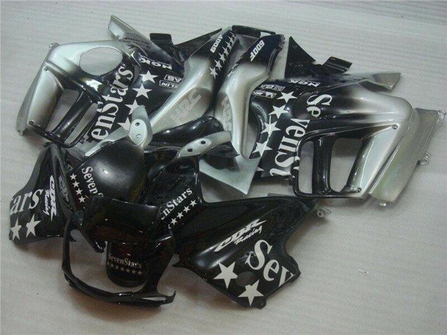 1995-1996 Silver Glossy Black SevenStars Honda CBR600 F3 Motorcycle Fairings UK Stores