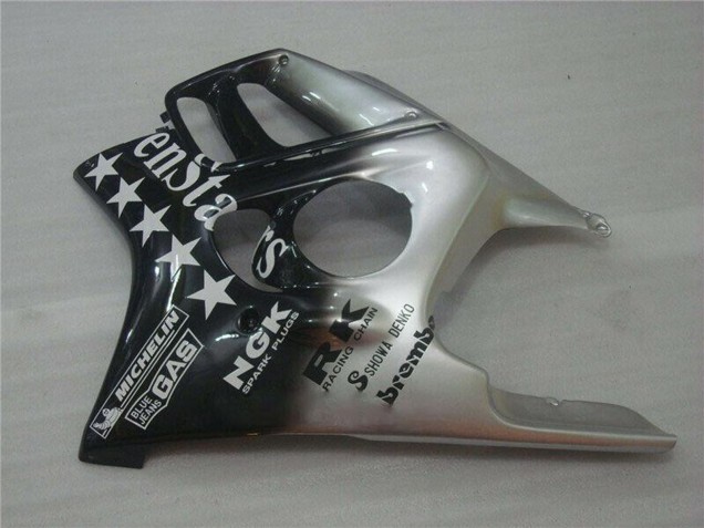 1995-1996 Silver Glossy Black SevenStars Honda CBR600 F3 Motorcycle Fairings UK Stores