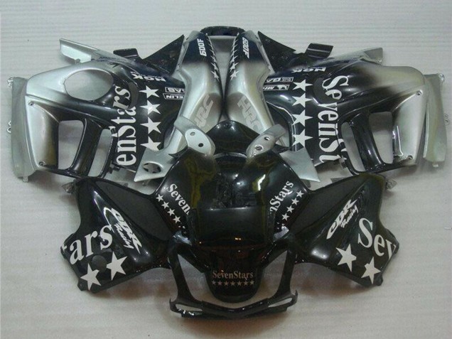 1995-1996 Silver Glossy Black SevenStars Honda CBR600 F3 Motorcycle Fairings UK Stores