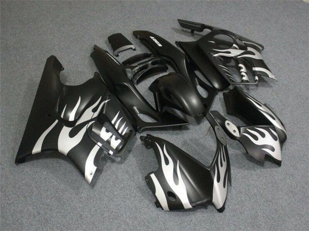 1995-1996 White Matte Black Flame Honda CBR600 F3 Motorcycle Fairings UK Stores