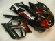 1995-1996 Glossy Black Red Flame Honda CBR600 F3 Motorcycle Fairings UK Stores