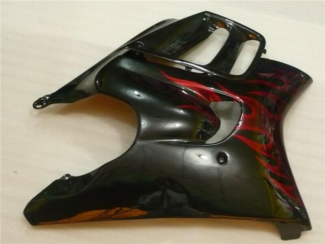 1995-1996 Glossy Black Red Flame Honda CBR600 F3 Motorcycle Fairings UK Stores