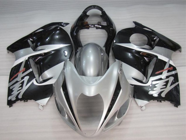 1996-2007 Silver Black Suzuki GSXR 1300 Hayabusa Motorcycle Fairings UK Stores