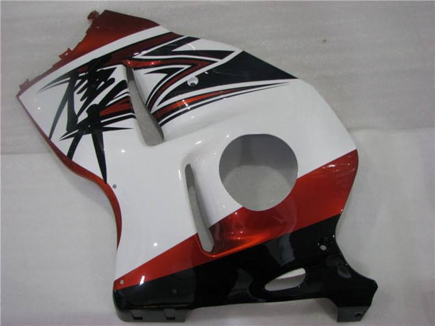1996-2007 White Orange Black Suzuki GSXR 1300 Hayabusa Motorcycle Fairings UK Stores
