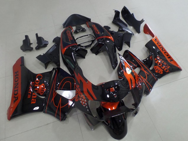 1998-1999 Glossy Black Red Corona Honda CBR900RR 919 Motorcycle Fairings UK Stores