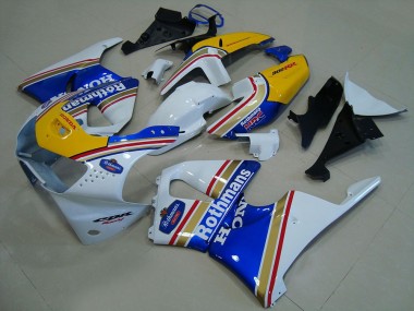 1998-1999 White Blue Yellow Rothmans Honda CBR900RR 919 Motorcycle Fairings UK Stores