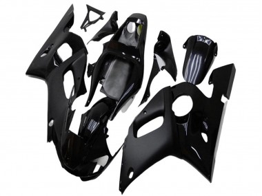 1998-2002 Glossy Black Matte Black Yamaha YZF R6 Motorcycle Fairings UK Stores