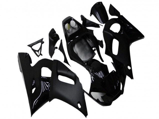 1998-2002 Glossy Black Matte Black Yamaha YZF R6 Motorcycle Fairings UK Stores