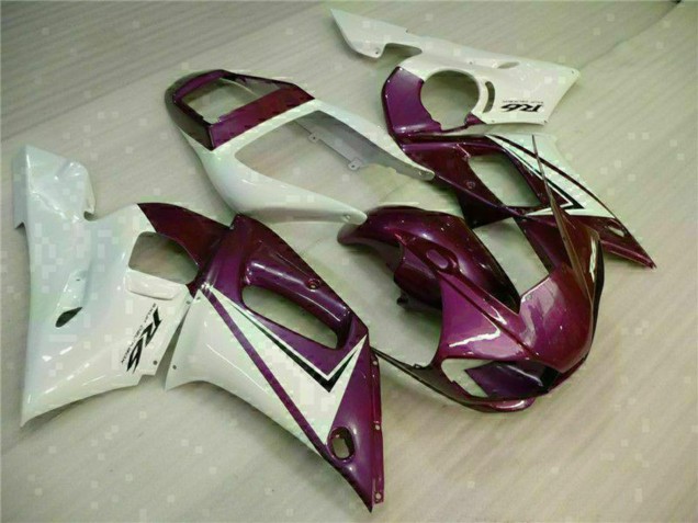 1998-2002 White Purple Yamaha YZF R6 Motorcycle Fairings UK Stores