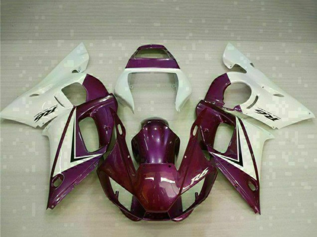 1998-2002 White Purple Yamaha YZF R6 Motorcycle Fairings UK Stores