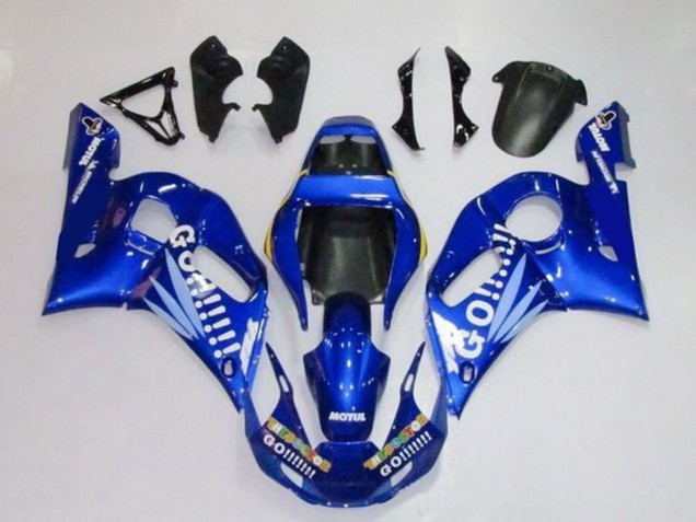 1998-2002 Blue White Go Motul Yamaha YZF R6 Motorcycle Fairings UK Stores