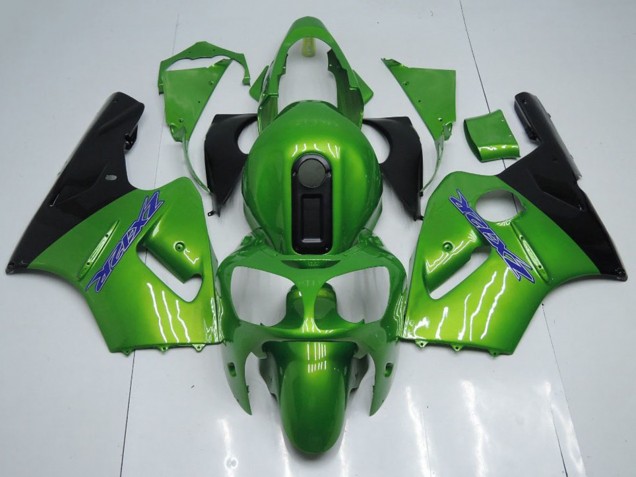 2000-2001 Green Black Blue Kawasaki ZX12R Motorcycle Fairings UK Stores