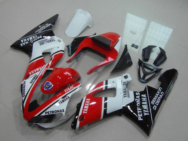 2000-2001 Red White Glossy Black Petronas Yamalube Yamaha YZF R1 Motorcycle Fairings UK Stores