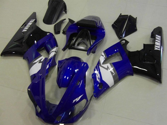 2000-2001 Blue White Black Yamaha YZF R1 Motorcycle Fairings UK Stores