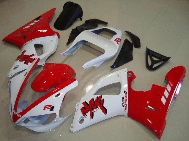 2000-2001 White Red Yamaha YZF R1 Motorcycle Fairing UK Stores