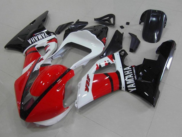 2000-2001 Red White Glossy Black Racing Version Yamaha YZF R1 Motorcycle Fairings UK Stores