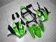 2000-2002 Green White Black Kawasaki ZX6R Motorcycle Fairing Kits UK Stores
