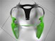 2000-2002 Green White Black Kawasaki ZX6R Motorcycle Fairing Kits UK Stores