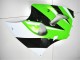 2000-2002 Green White Black Kawasaki ZX6R Motorcycle Fairing Kits UK Stores