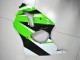 2000-2002 Green White Black Kawasaki ZX6R Motorcycle Fairing Kits UK Stores