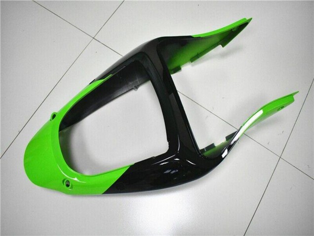 2000-2002 Green White Black Kawasaki ZX6R Motorcycle Fairing Kits UK Stores