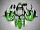 2000-2002 Green White Black Kawasaki ZX6R Motorcycle Fairing Kits UK Stores
