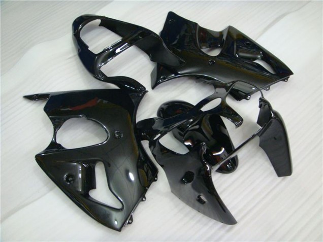 2000-2002 Glossy Black Kawasaki ZX6R Motorcycle Fairings UK Stores